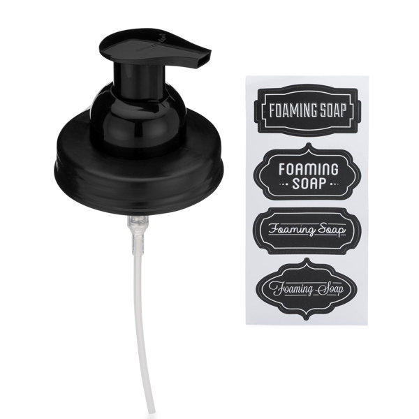 Jarmazing Products Mason Jar Foaming Soap Dispenser Lid & Reviews Wayfair
